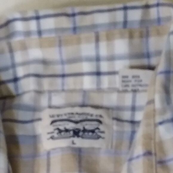 VTG Levi Strauss Pearl Snap Plaid Western Shirt - Picture 8 of 8